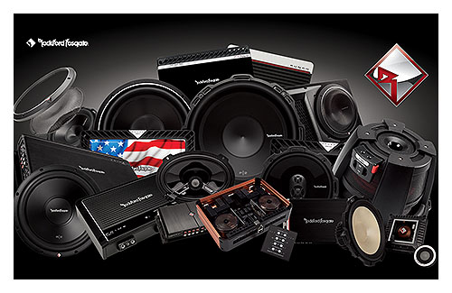 Rockford Fosgate audio equipment