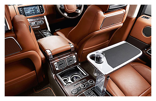 Premium interior console and seating
